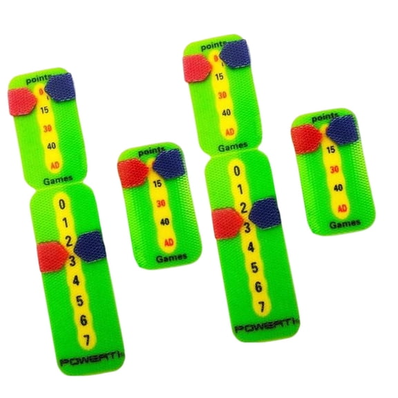 yotijay 4 Pieces Tennis Racket Practical Professional Match Scoreboards