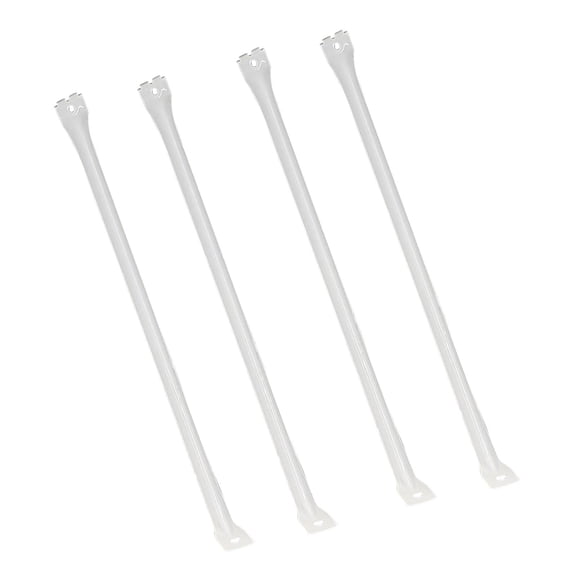 yotijay 4 Pieces Wire Shelving Support Brackets s for Installation 49x2.9 cm