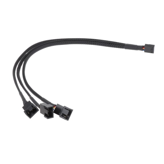 yotijay 4 Pin Splitter Cable Connector PC Computer PC Fan Connector
