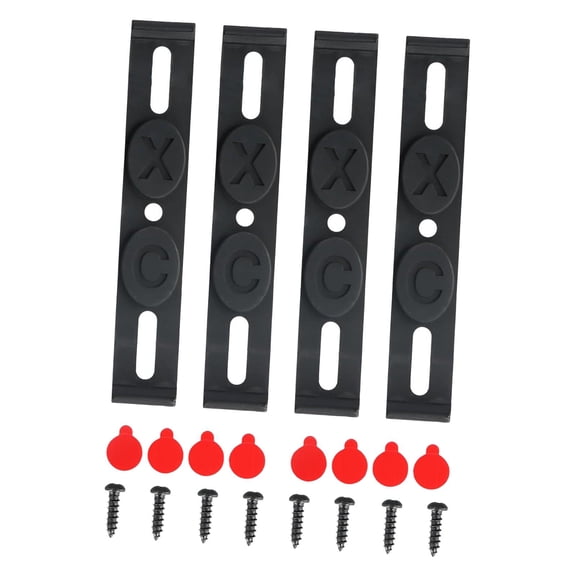 yotijay 4Pcs Frameless Plate Holders Rvs Automotive Maintenance Mounting Kit