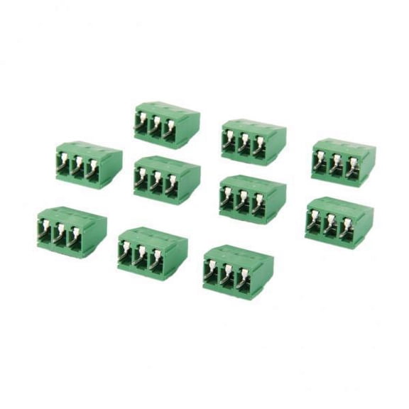 yotijay 4x 10x Print Terminals Connection Terminals 3 Pole KF128 3P 5.08 PCB Terminal