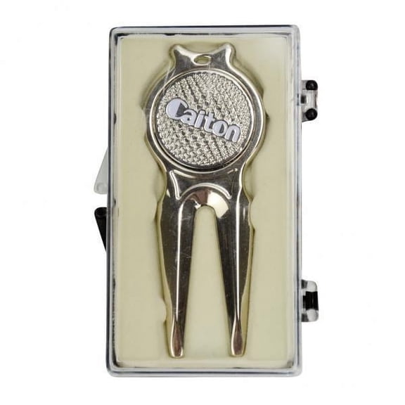 yotijay 4x 2-in-1 Divot Repair Tool Golf Divot Repair Tool And Ball Marker for Golfer
