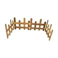 thumbnail image 1 of yotijay 4x Christmas Tree Fences Sturdy Garden Picket Fences for Pets Family Holiday Coffee color, 1 of 9