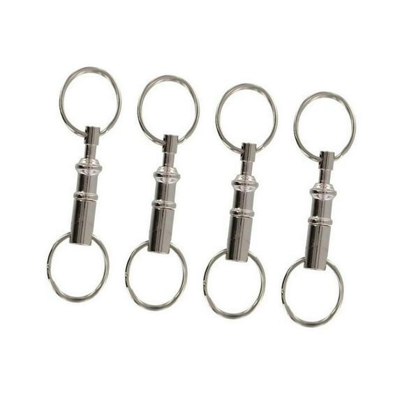 yotijay 4x Pull Apart Key Easy Detach for Car Keys Gift for Dad Removable Clasp