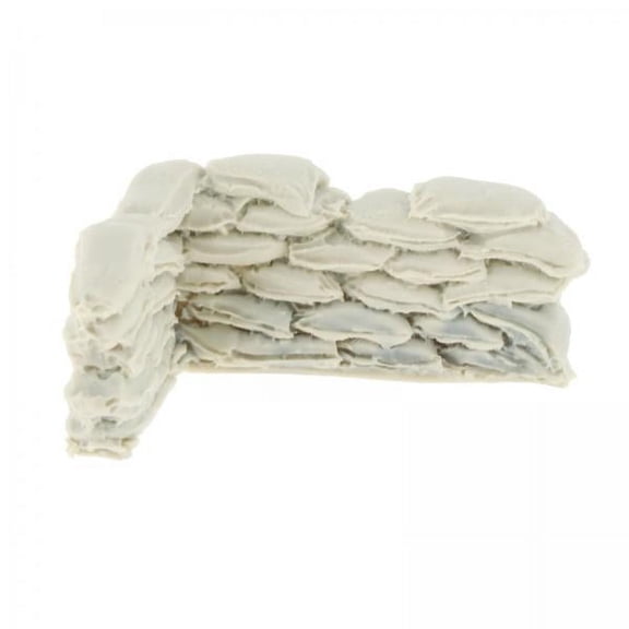 yotijay 4x1:35 Scale Sandbag Wall Model for Sand Table Material Dioramas Scenery