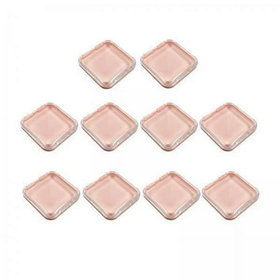 yotijay 4x10 Pieces Press on Nail Storage Box Nail Packing Box for Home Use Nail Salon Pink