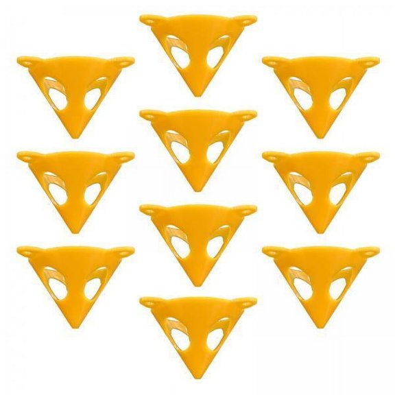 yotijay 4x10xYellow Cone Cabinet Door Acrylic Epoxy Pouring Paint Canvas Stands