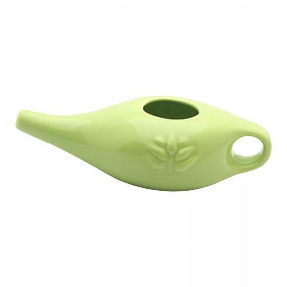 yotijay 4x250ml Ceramic Pot Nose Cleaning Pot for Removes Dust Nose Washing Green