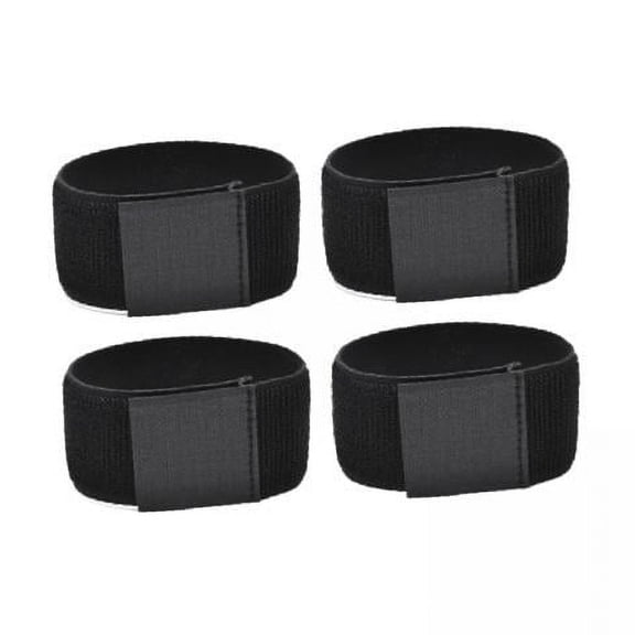 yotijay 4xSoccer Shin Guard Straps Soccer Training Accessory Legging Shin Fixed Straps 4pcs