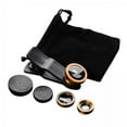 thumbnail image 1 of yotijay 4xUniversal Phone Lens Three Lens Phone Kits for Photo Cameras Gold, 1 of 6