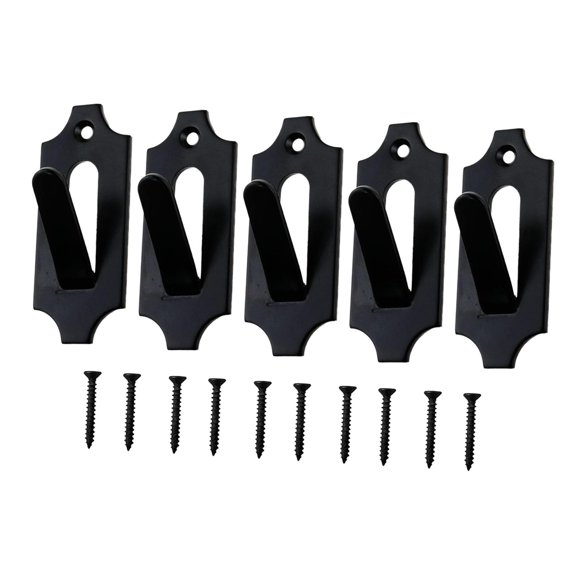 yotijay 5 Pieces European Mount Skull Hanger Mount for Small Game Animals 1 Hole Black