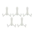thumbnail image 1 of yotijay 5 Pieces Puerh Tea Cake Display Stands Compact Versatile Table Plate Holders White, 1 of 9