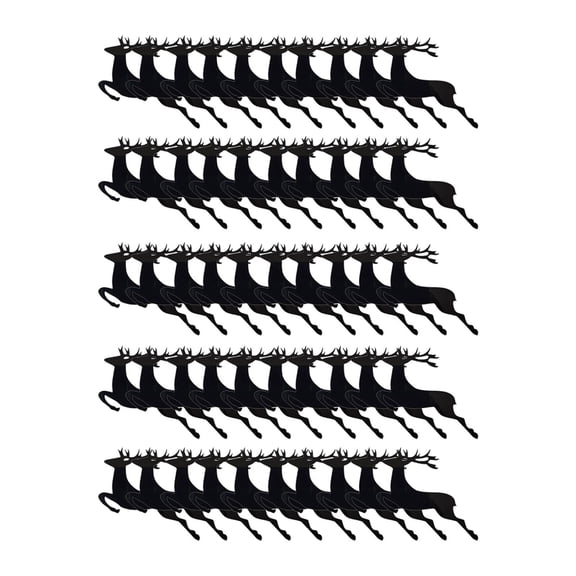 yotijay 50 Pieces Drink Markers Cup Charms Marker for Bar Stem Glasses Martinis Elk