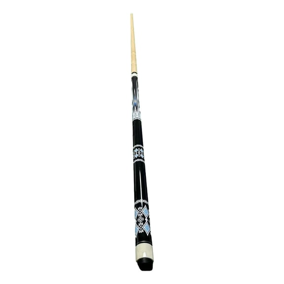 yotijay 57" Billiard Cues Professional Accessory Portable Lightweight Cue for Pool Table Black and Blue