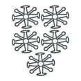 thumbnail image 1 of yotijay 5Pcs Bike Helmet Pads Mat Set Inner Cushion Mats Soft Replacement Helmet Black, 1 of 8