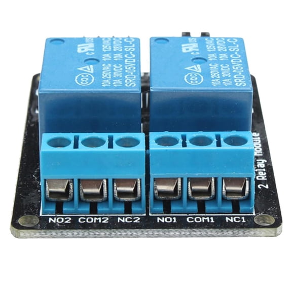 yotijay 5V 2 Channel Relay Control Module with Optocoupler for Smart Home Control