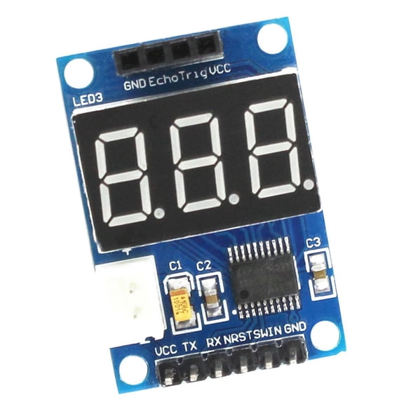yotijay 5V Ultrasonic Distance Range Module Distance Measuring Transducer Sensor