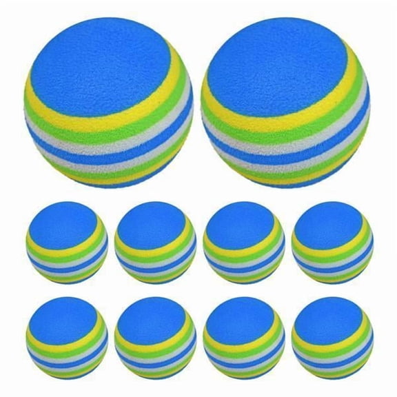 yotijay 5x 10Pcs Golf Balls, Beginner , Lightweight Golf Balls, Golf Practice, for Sports, Office, Outdoor,