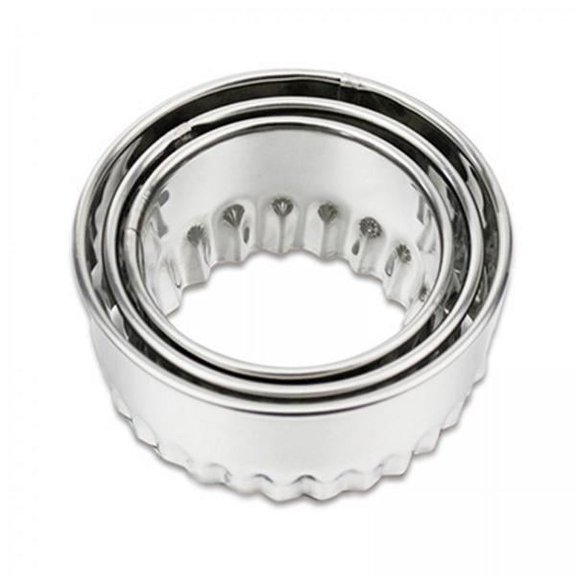 yotijay 5xDumpling Set Accessories Press Cutter for Cookie Biscuit Home Patterned