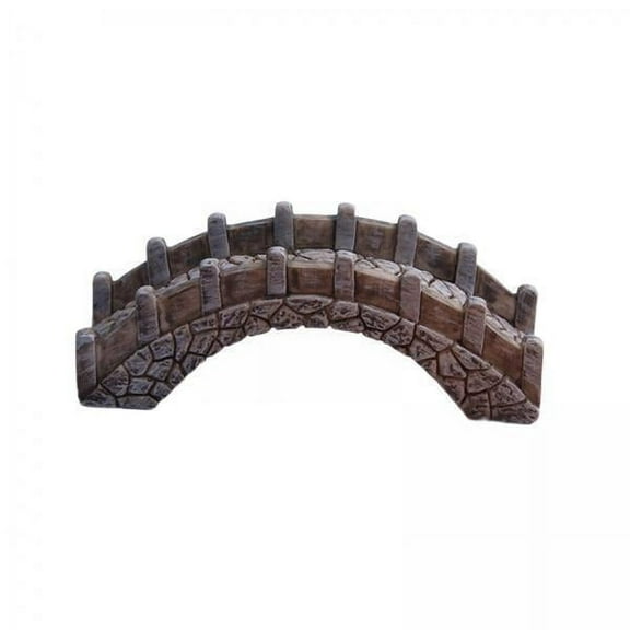 yotijay 5xMiniature Arch Bridge Figurine Decorative Resin DIY Rockery Bonsai Sculpture with Railings