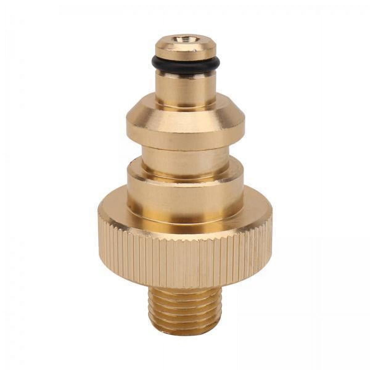 8-Piece High Pressure Washer Quick Connect Coupler Set - 5000 PSI Gold Fittings