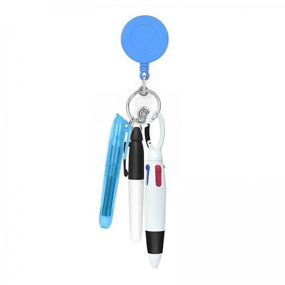 yotijay 5xShuttle Pen Office Supplies Gift Compact Nurse Retractable Holder blue