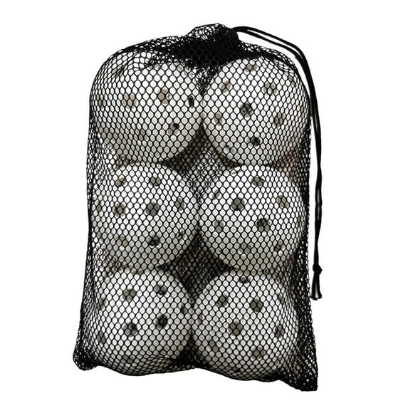 yotijay 6 Pack Pickleball Balls, 40 Hole Pickleball Balls, Official Size Balls Specially White