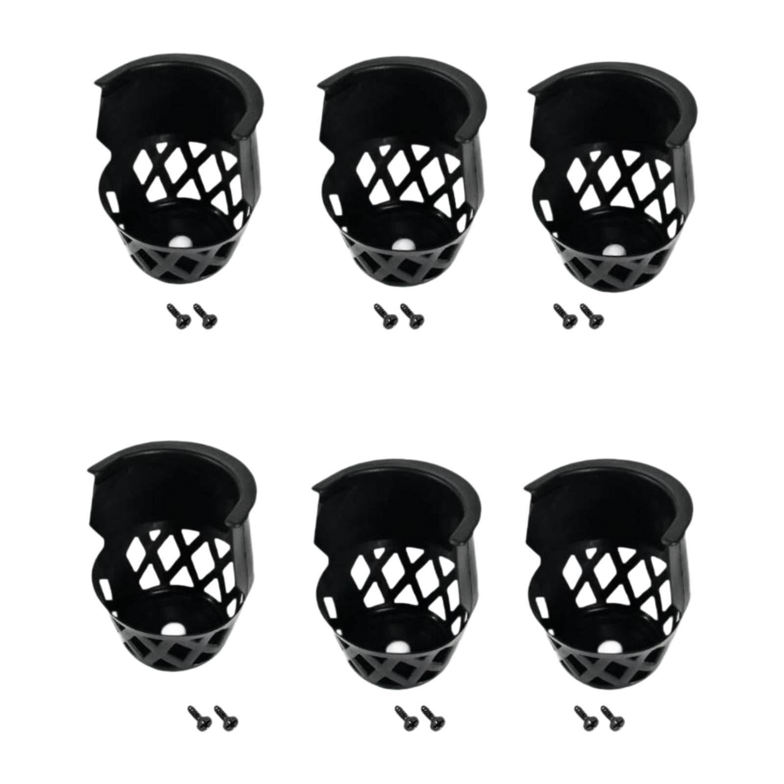 yotijay 6 Pieces Billiard Pool Table Pockets Billiard Drop Pockets for ...