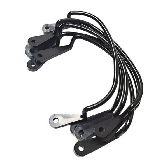 yotijay 6 Pieces Pool Table Pockets Fixator Billiard Storage Holder for Homes Black PP