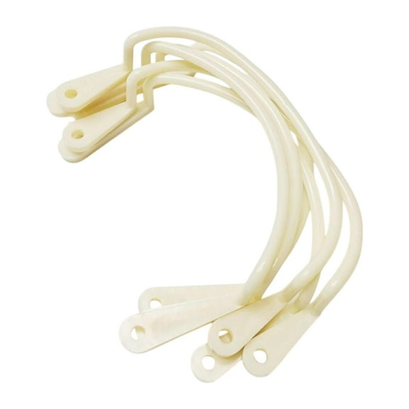 yotijay 6 Pieces Pool Table Pockets Fixator Billiard Storage Holder for Homes White PP