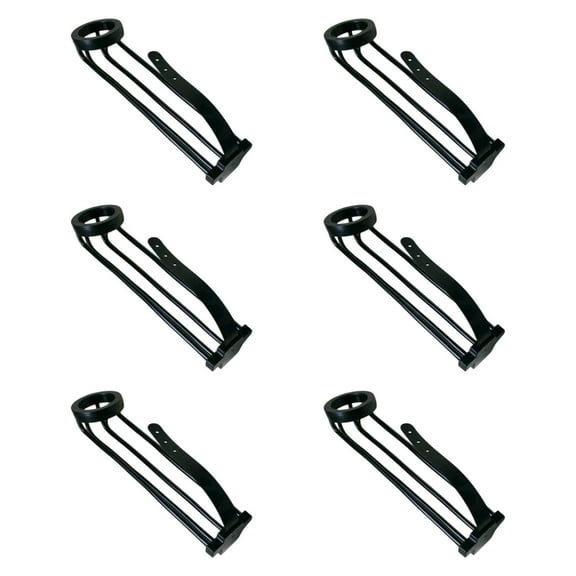 yotijay 6 Pieces of Pool Table Pocket Rails, Pool Table Slide Rails, Billiard Equipment, Style D
