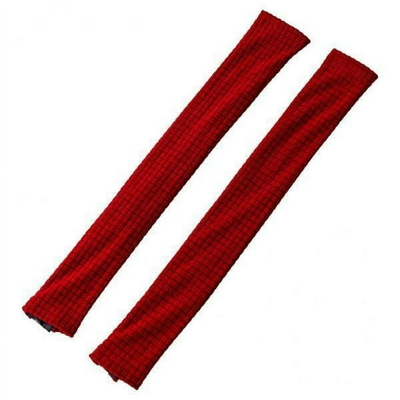 yotijay 6x2/Set Zipper Washable Elastic Chair Arm Cover Armrest Slipcover Red