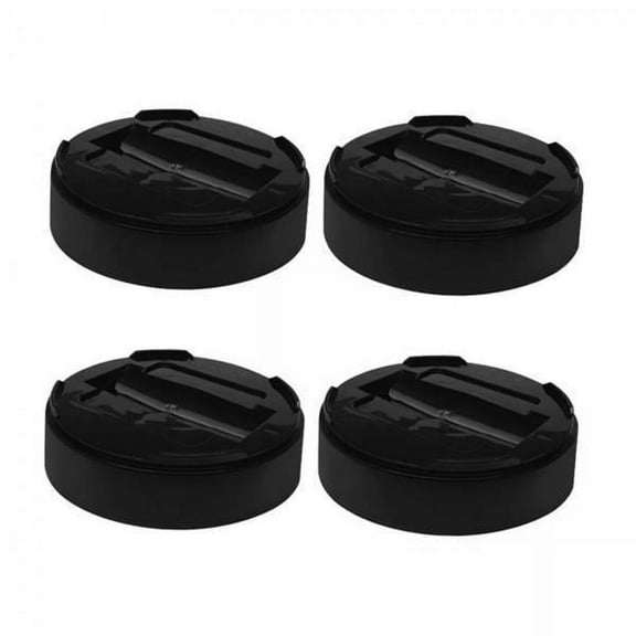 yotijay 6x4Pcs Heavy Duty Sofa Furniture Bed Leg Pad Riser Black