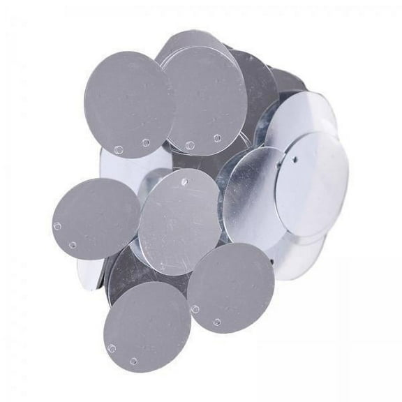 yotijay 6x85x 20mm Flat Round Loose Sequins DIY Decor for Knitting Art Crafts Applique