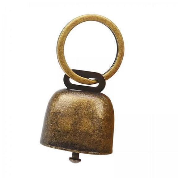 yotijay 6xDog Cat Collar Bell Vintage Noise Makers Cow Bell for Farm Animal Cattle Cow bronze