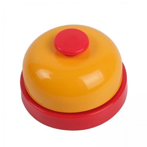 yotijay 6xGame Call Bell Dog Training Bell Press Bell Portable Premium Answer Bell Toy Yellow