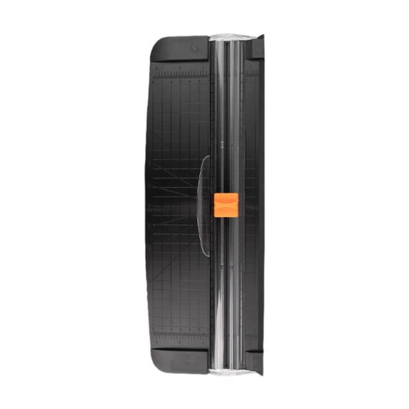 yotijay A4 Paper Cutter Paper Nonslip Bottom Lightweight Sliding Hand Tool Paper Trimmer Black