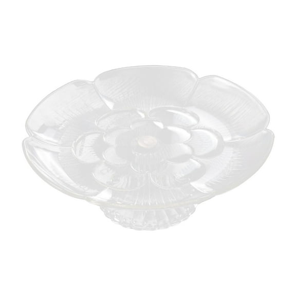 yotijay Acrylic Fruit Plate Cupcake Display Stand Multipurpose Snack Candy Plate Serving 35cm