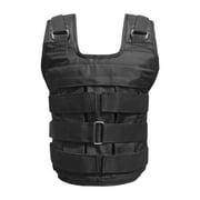 yotijay Adjustable Weighted Vest Body Weight Vest Heavy Duty Gym Weight Loading Vest Can hold 110LB