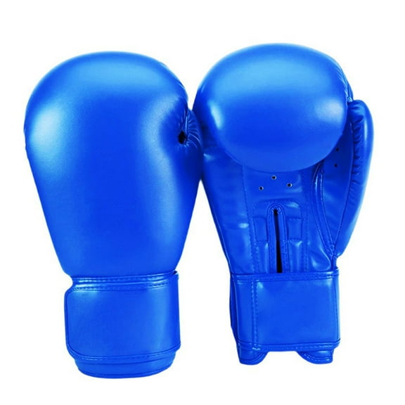 yotijay Adult Boxing Gloves Breathable Ventilation Training Sparring Pads for Kickboxing Blue