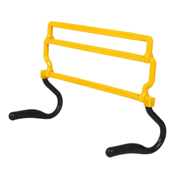 yotijay Agility and Hurdles, Football Training Jump Bar Stand, Multi-Function Adjustable Yellow