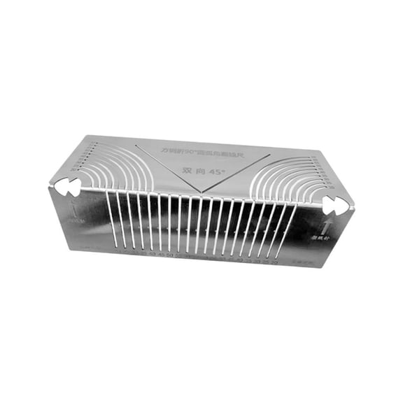 yotijay Angle CURVE Marking Tool 90 Degree Efficient Parallel Line Drawing Tool Accurate Length 23cm