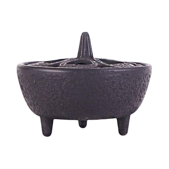 yotijay Antique Bowl Home Decoration Hollow Ornament Round with Lid Metal Hollow