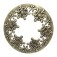 thumbnail image 1 of yotijay Antique Jar Candle Topper Evenly Hollow Out Patterns Candles Topper Bronze, 1 of 7