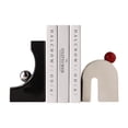 thumbnail image 1 of yotijay Art Statues Art Sculptures Bookends Book Ends Decorative Figurines for Bookshelf with 3 Books, 1 of 9