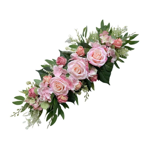 yotijay Artificial Wedding Arch Flower Flower Arrangement for Party Wedding Ceremony Dark Pink