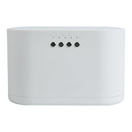 yotijay Automatic Double Watch Winder Antimagnetic Rechargeable Watches Storage Case White