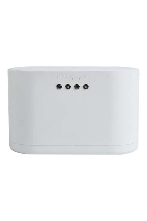 Automatic Double Watch Winder Antimagnetic Rechargeable Watches Storage Case White