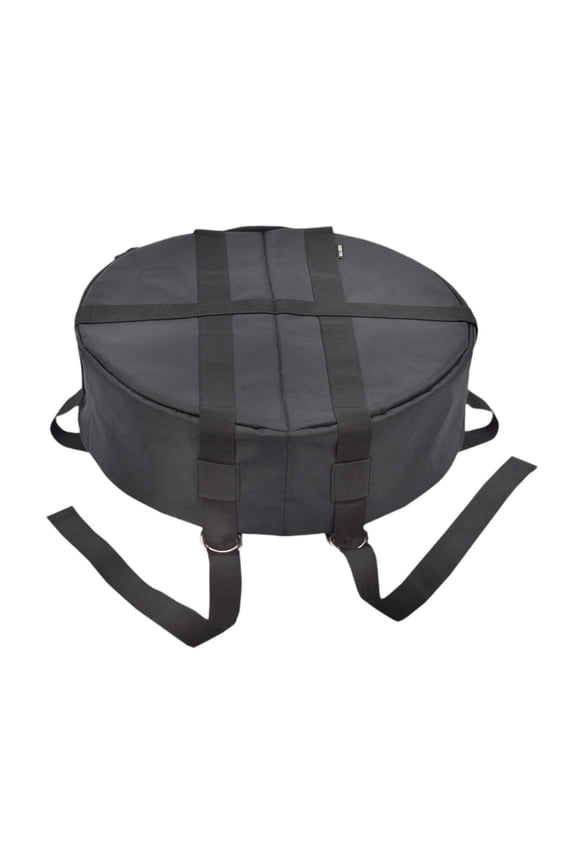 Backpack for weight plates with adjustable straps for carrying barbell equipment 33cmx9cm