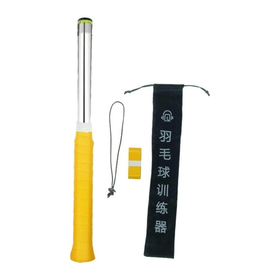 yotijay Badminton Racket Swing Fitness with Sound Beginners with Storage Bag